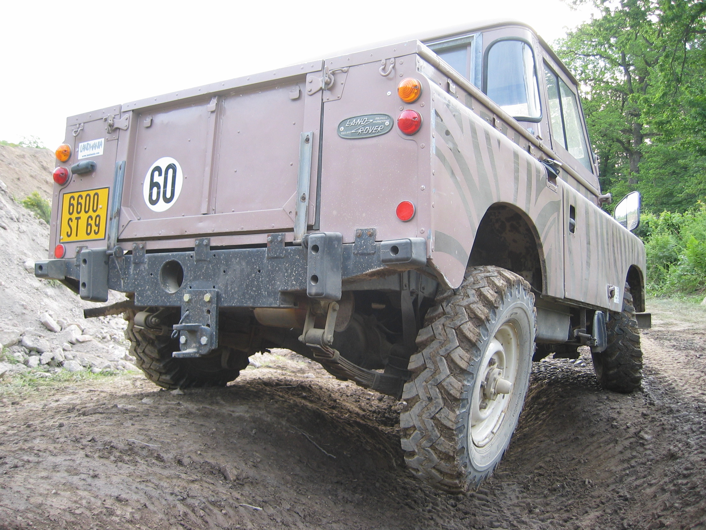 Land Rover SIIA on Firestone tires.