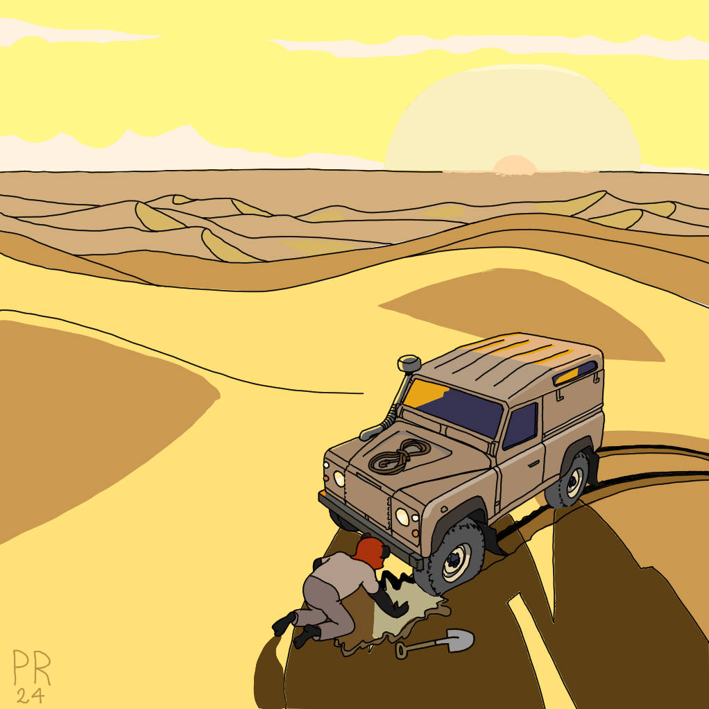 Land Rover pandarouge.com sketch