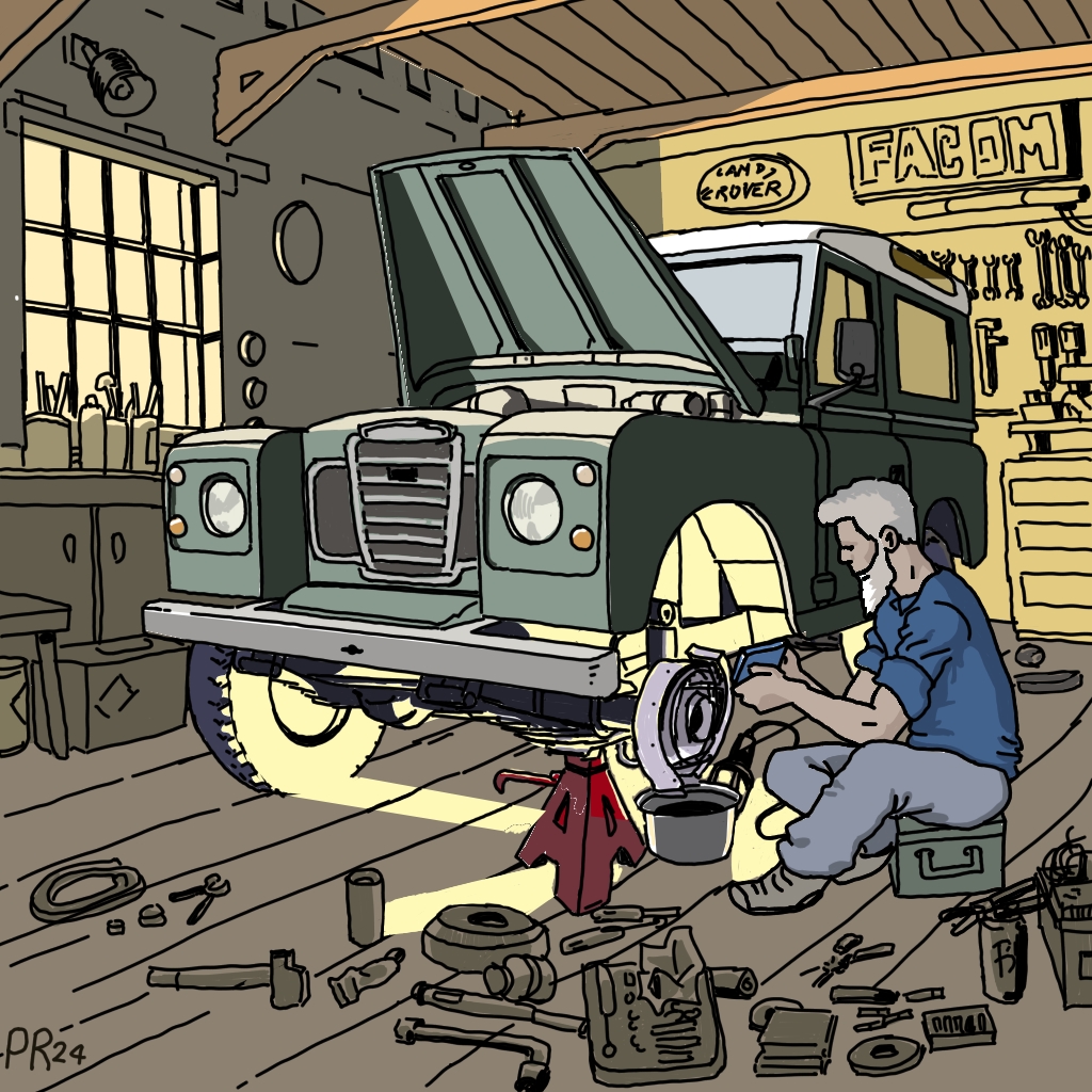 Land Rover pandarouge.com sketch